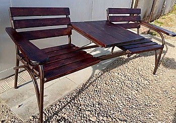 Скамейка со столиком "тет-а-тет.